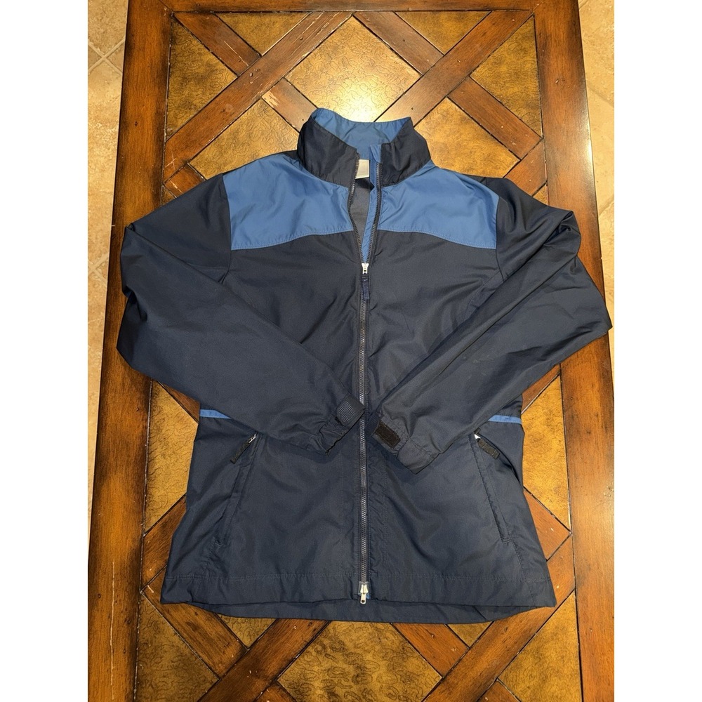 Vintage Nike Golf Fit Dry Women Silver Tag Full Zip Track Jacket Blue Sz M(8-10)